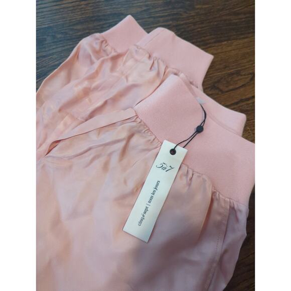 FLAWED Cinq A Sept Giles Satin Jogger Pants NWT - Picture 4 of 10